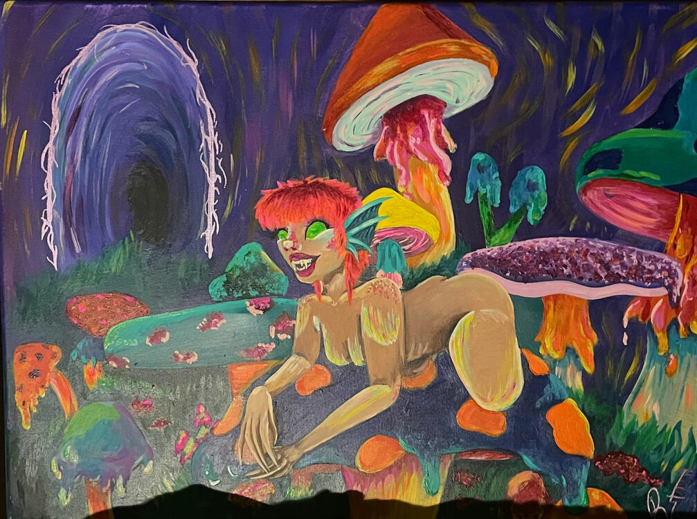 SLIME- Acrylic on canvas.